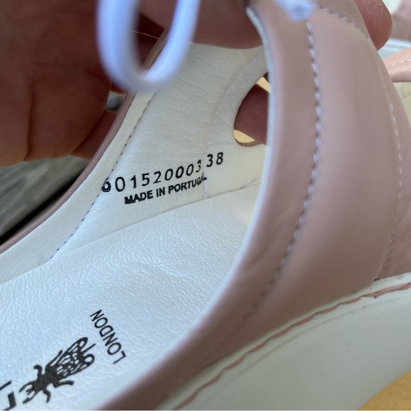 Fly London Dare520Fly Platform Wedge Leather Sandals In Nude Sz 38EU/7.5-8 US - Picture 8 of 16